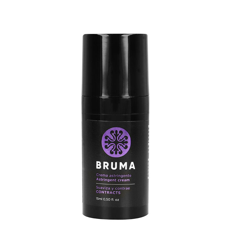 Close-up of the BRUMA Creme Adstringente Ultra Deslizante 15 ML, highlighting its compact design.