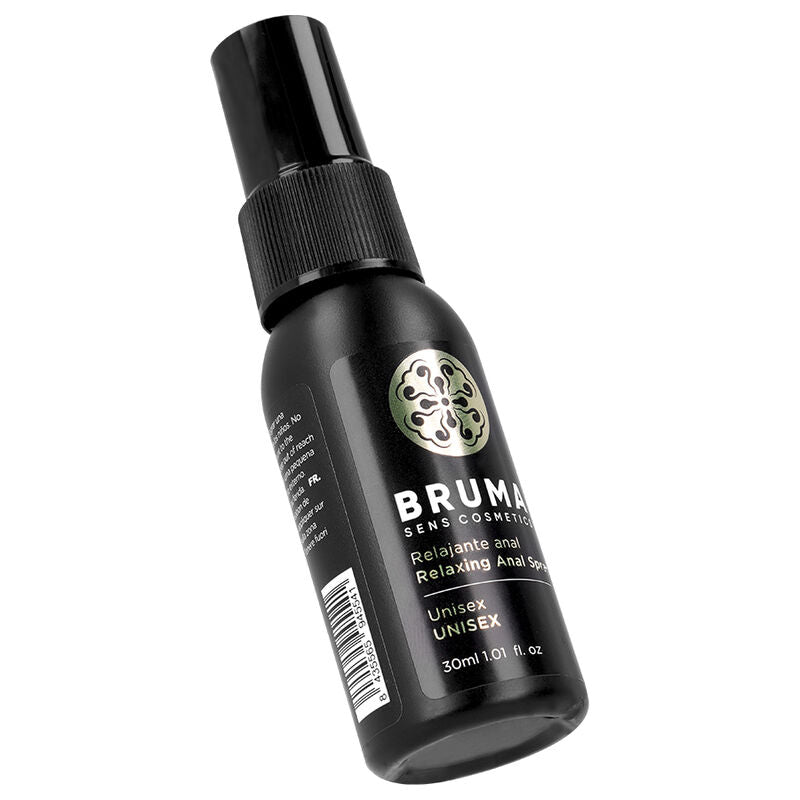 BRUMA Spray Anal Relaxante Unissexo 30ml para conforto íntimo.
