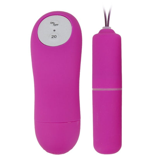 Tanga BAILE com bala vibratória e controle remoto, cor roxa, para prazer a dois.