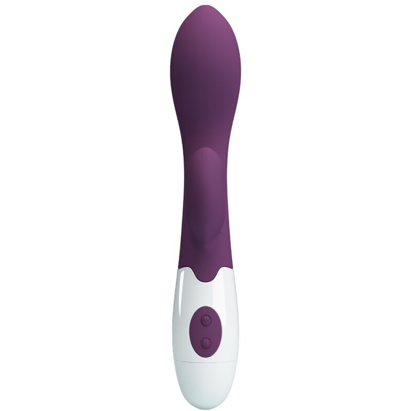 PRETTY LOVE Vibrador G-Spot e Clitoriano Brilhante Roxo em destaque