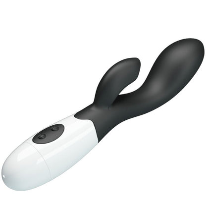 Close-up of the PRETTY LOVE Vibrador Brighty Ponto G e Clítoris with 30 Functions, showing its ergonomic design and silicone texture.