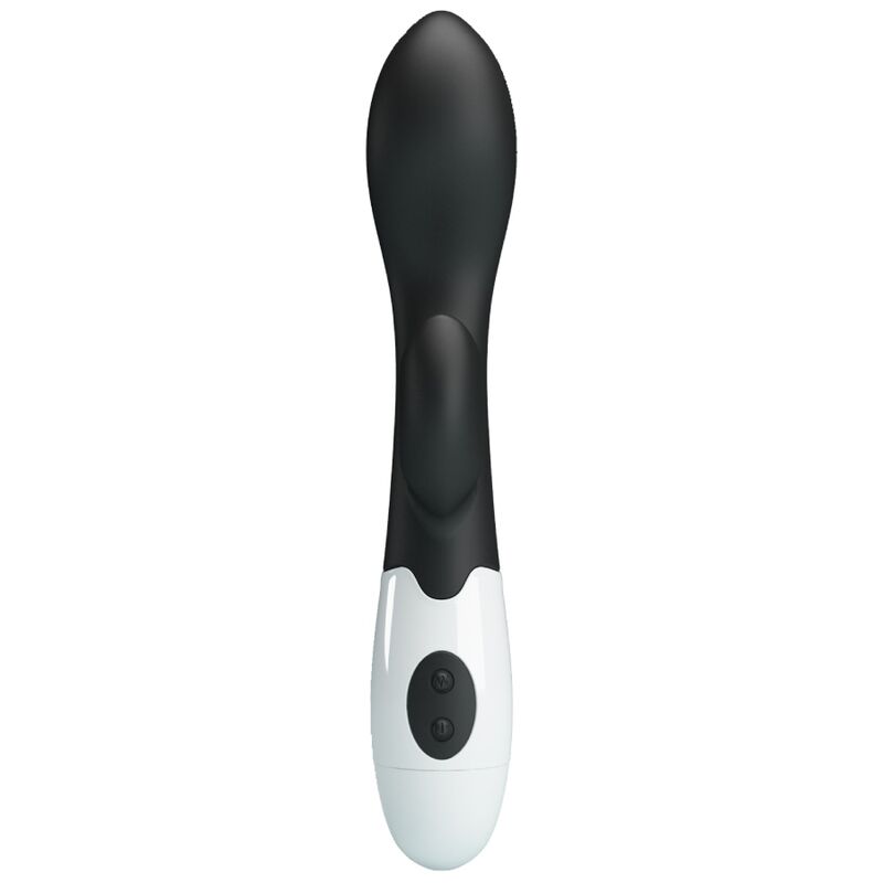 Close-up of the PRETTY LOVE Vibrador Brighty Ponto G e Clítoris with 30 Functions, showing its ergonomic design and silicone texture.