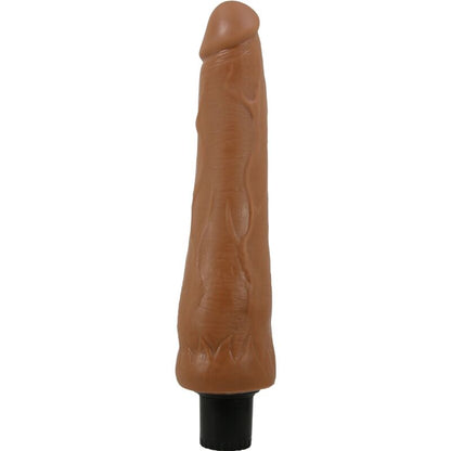 Vista detalhada do vibrador realista PRETTY LOVE Alfredo 21.5 CM com textura veiada.