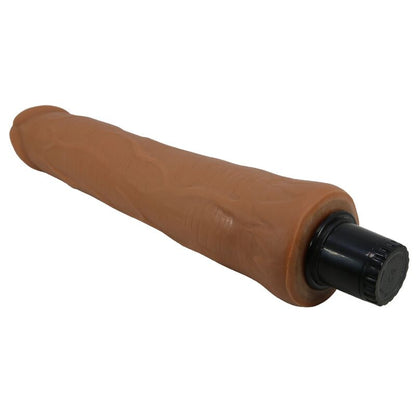 Vista detalhada do vibrador realista PRETTY LOVE Alfredo 21.5 CM com textura veiada.