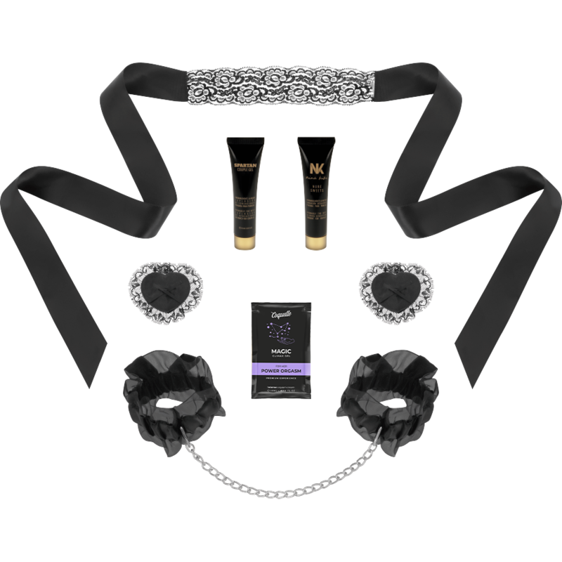 SECRET ROOM Pleasure Kit Bronze Nível 1 para casais com diversos acessórios para prazer e intimidade