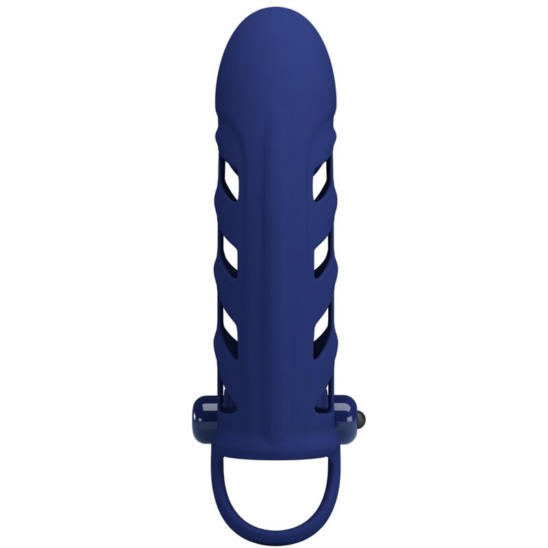 Anel vibrador PRETTY LOVE Altaf com bainha de silicone azul