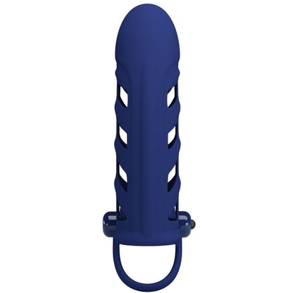Anel vibrador PRETTY LOVE Altaf com bainha de silicone azul