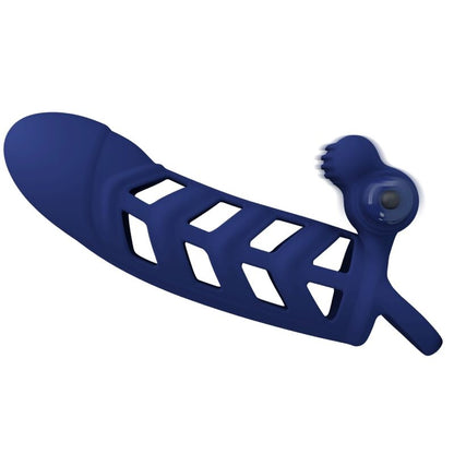 Anel vibrador PRETTY LOVE Altaf com bainha de silicone azul