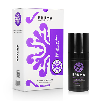 Close-up of the BRUMA Creme Adstringente Ultra Deslizante 15 ML, highlighting its compact design.