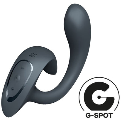 Satisfyer G for Goddess 1 Vibrador Coelho Cinza Escuro para Dupla Estimulação