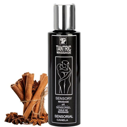 Óleo de Massagem Tântrica Natural com Canela Afrodisíaca 100 ml