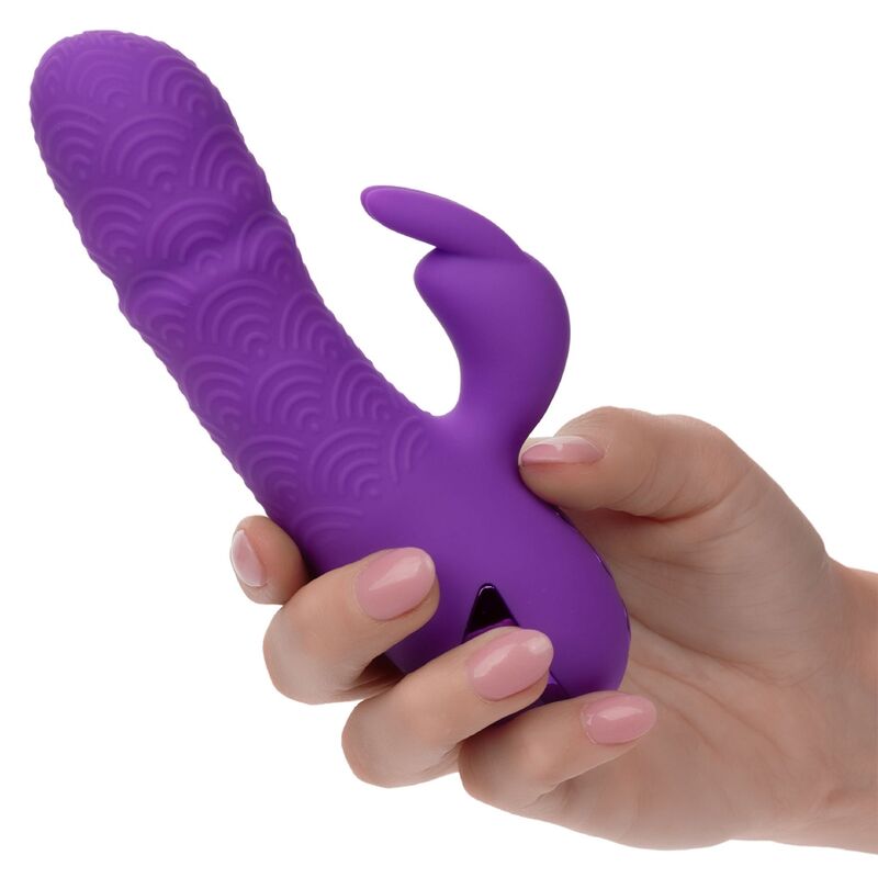 Vibrador Coelho Duplo Manhattan Beach Marvel Roxo