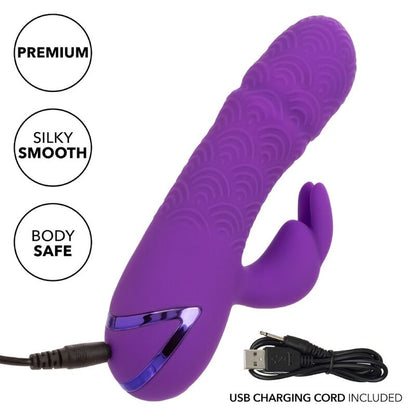 Vibrador Coelho Duplo Manhattan Beach Marvel Roxo