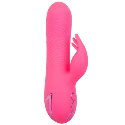 Vibrador Coelho de Silicone com Dupla Estimulação Rotativa e Vibratória