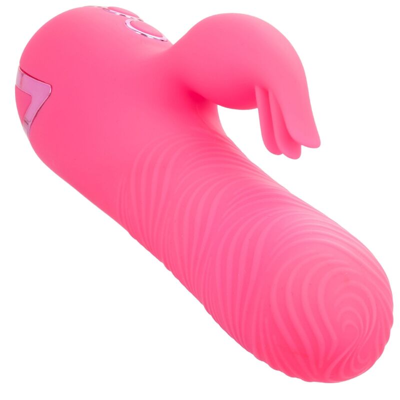 Vibrador Coelho de Silicone com Dupla Estimulação Rotativa e Vibratória