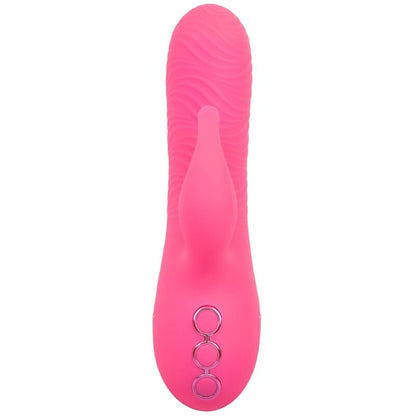 Vibrador Coelho de Silicone com Dupla Estimulação Rotativa e Vibratória