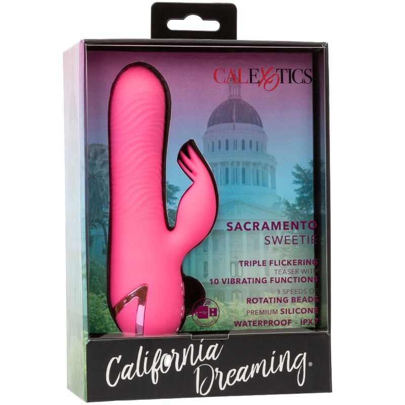 Vibrador Coelho de Silicone com Dupla Estimulação Rotativa e Vibratória