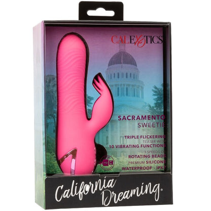 Vibrador Coelho de Silicone com Dupla Estimulação Rotativa e Vibratória