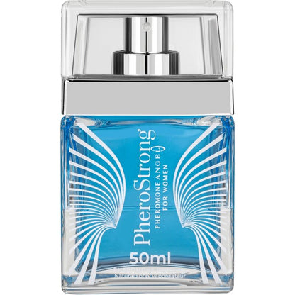 PHEROSTRONG Perfume de Feromonas Angel para Mulheres 50 ML com design elegante.