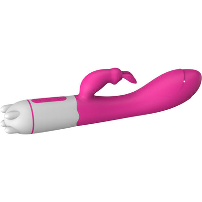 Vibrador e estimulador de coelho ARMONY Happy fúcsia com 36 padrões de vibração.