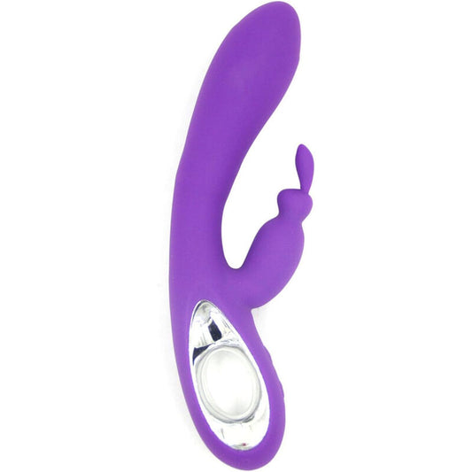 Close-up do Vibrador Coelho ARMONY Bella Violeta, mostrando o design e estimulador de clítoris.