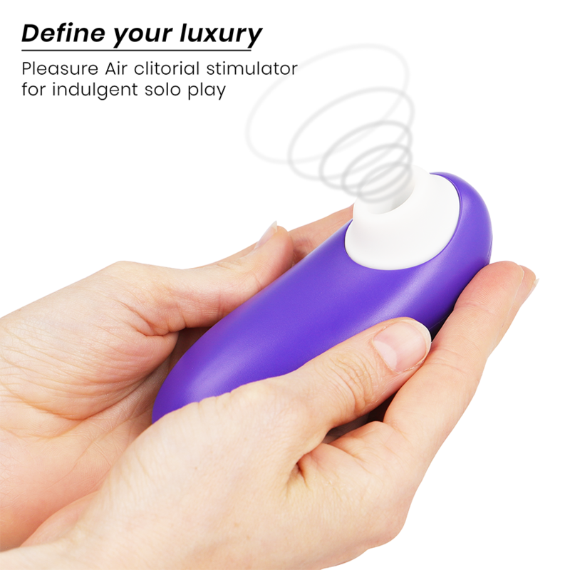 Womanizer Starlet 3 Estimulador Clitoriano Indigo, mostrando seu design compacto e elegante com a ponta de estimulação