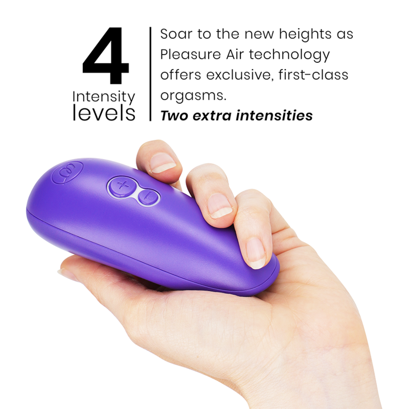 Womanizer Starlet 3 Estimulador Clitoriano Indigo, mostrando seu design compacto e elegante com a ponta de estimulação