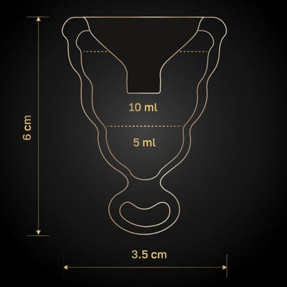 G-VIBE - GCUP COPO MENSTRUAL PRETO