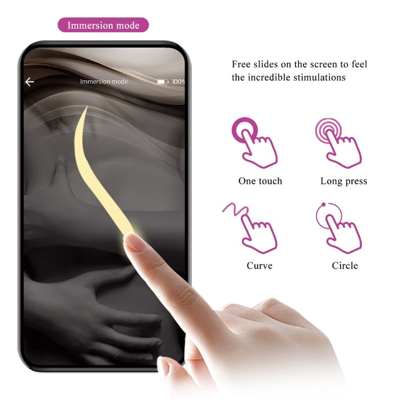 PRETTY LOVE Hector Vibrador Eletrochoque com Controlo APP Violeta