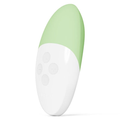 Close-up of the LELO Siri 3 Clitoris Massager Pistachio Creme showing its ergonomic design and premium material.