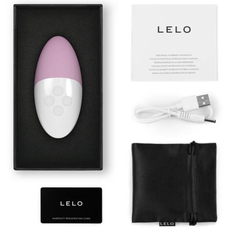 LELO SIRI 3 Massageador de Clitóris Ativado por Som Rosa Suave, mostrando seu design ergonómico e cor.