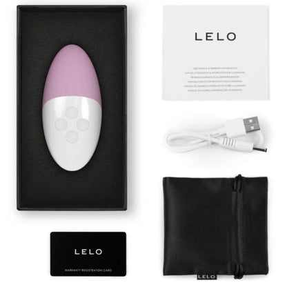 LELO SIRI 3 Massageador de Clitóris Ativado por Som Rosa Suave, mostrando seu design ergonómico e cor.