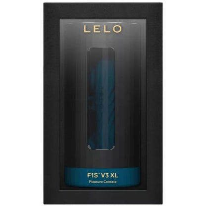 LELO Masturbador Masculino F1S V3 Teal XL com design ergonómico e detalhes de silicone.