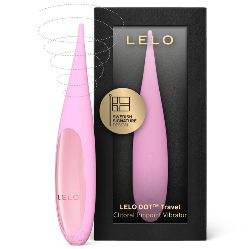 LELO Estimulador de Clitóris DOT Travel Rosa, design compacto e elegante