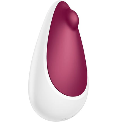 Satisfyer Spot On 3 Estimulador Clitoriano Berry, mostrando o design ergonómico e a ponta vibratória em silicone.