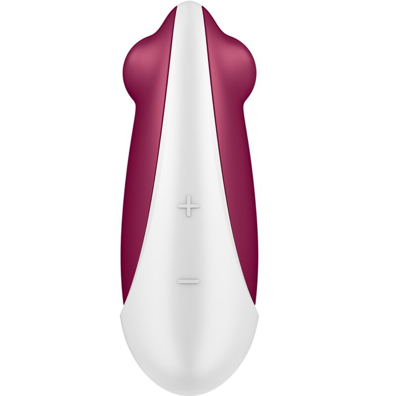 Satisfyer Spot On 3 Estimulador Clitoriano Berry, mostrando o design ergonómico e a ponta vibratória em silicone.