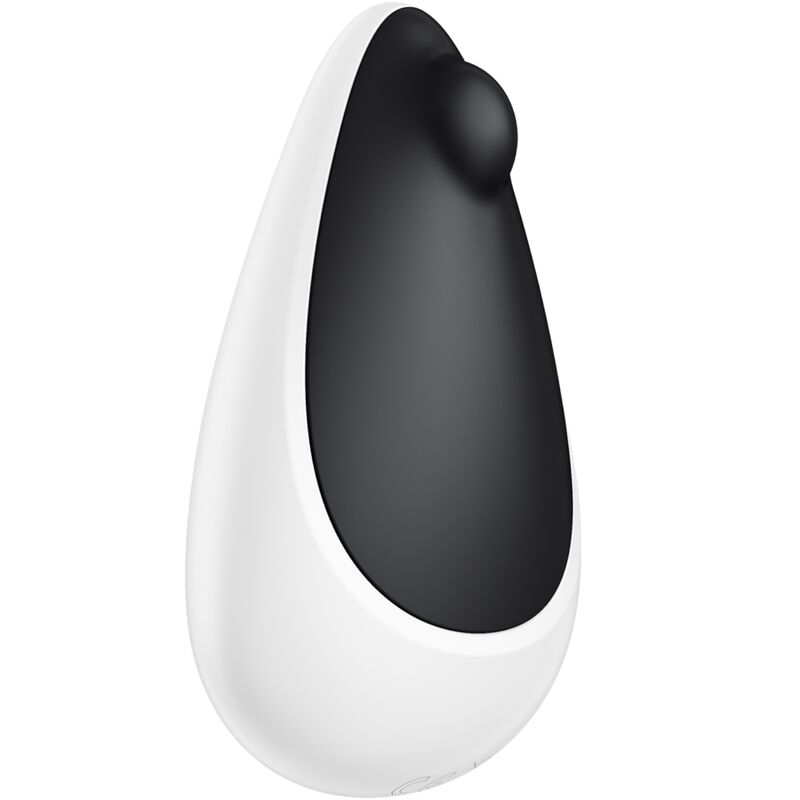 Close-up do Satisfyer Spot On 3 Estimulador Clitoriano Preto, destacando o design ergonómico e a ponta flexível.