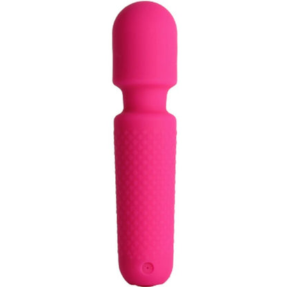 Armony Vibrador e Massageador Recarregável Mini Varinha Rosa em silicone macio com 10 vibrações.