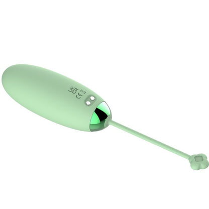 Armony Kitty Fun Ovo Vibrador com Controle Remoto 10 Vibrações Verde, mostrando design ergonómico e cor.