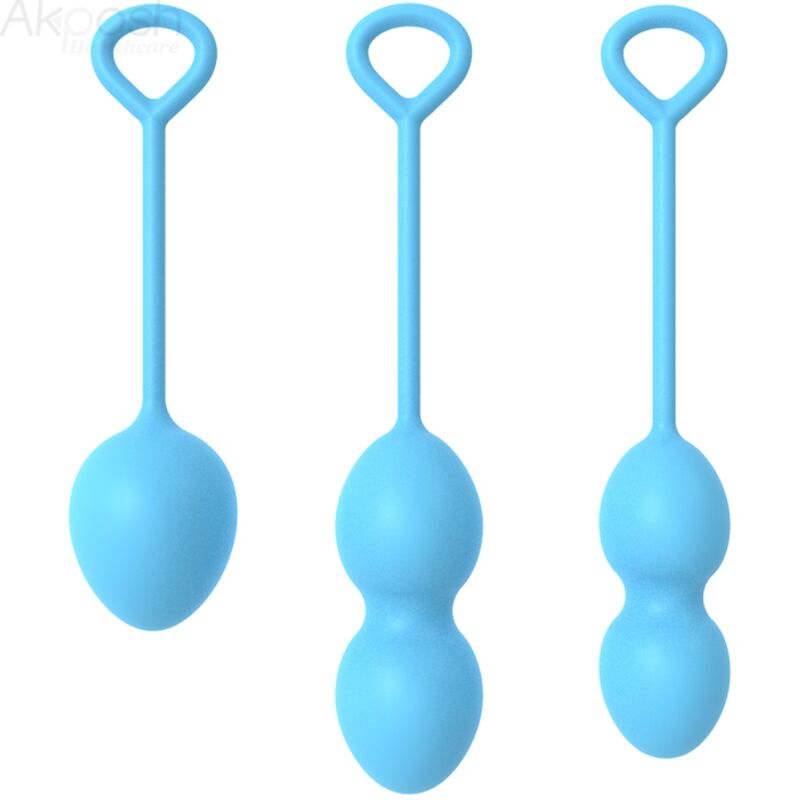 Haltere Vaginal ARMONY Anabiosis de 3 Níveis Azul para fortalecimento pélvico e prazer.