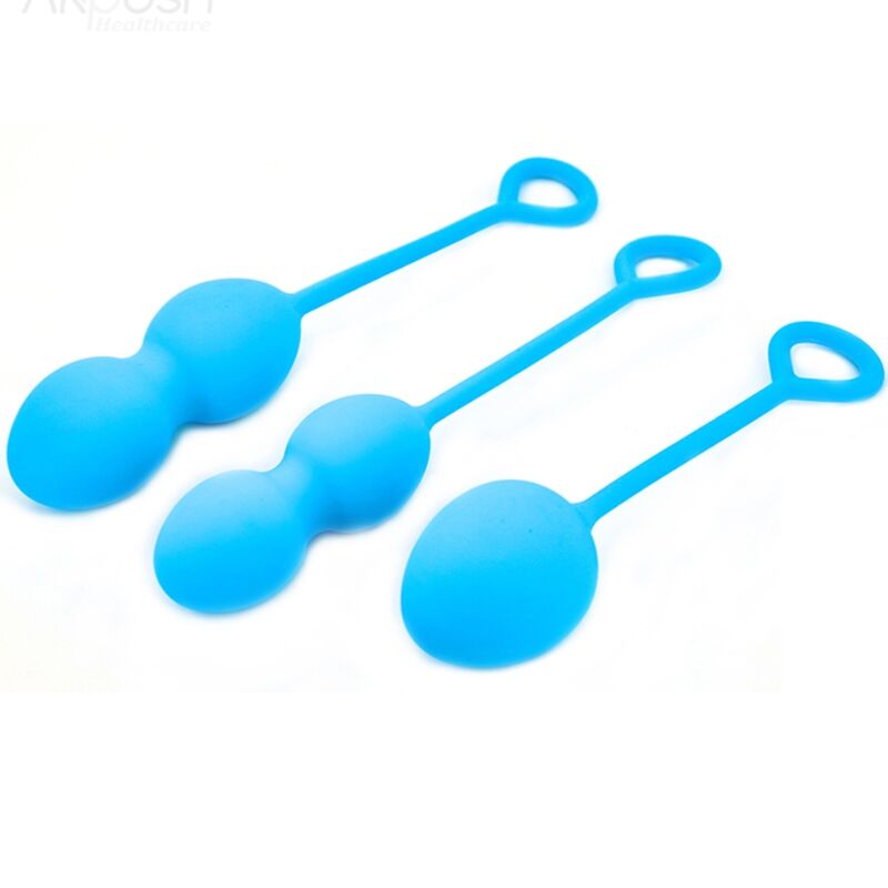 Haltere Vaginal ARMONY Anabiosis de 3 Níveis Azul para fortalecimento pélvico e prazer.