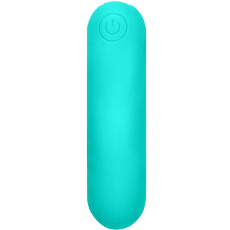 Vibrador bala ARMONY Splash Hehe de silicone verde, mostrando seu design compacto e textura suave.