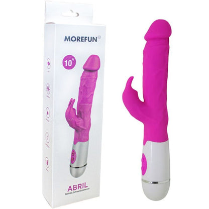 Vibrador Coelho Armony Abril Rosa em silicone médico à prova de água com 16 velocidades.