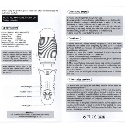 Close-up do Armony Belucci Vibrador Oral Masturbador Masculino Branco, mostrando sua textura e design ergonômico.