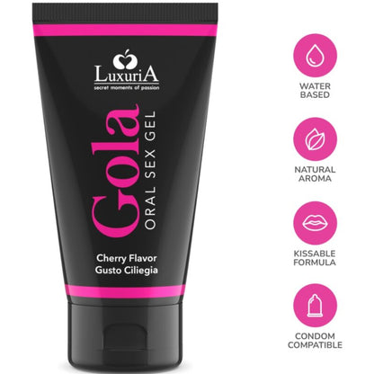 GEL SABOR CEREJA PARA SEXO ORAL 50 ML