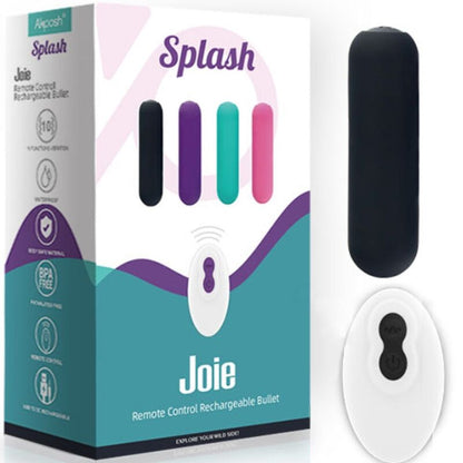 Vibrador Bullet ARMONY Splash Joie de silicone com controle remoto.