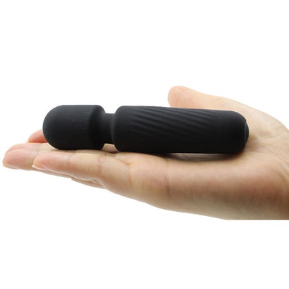Armony Mini Massageador e Vibrador Recarregável 10 Vibrações Preto, design elegante e compacto.