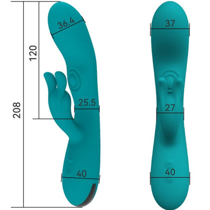 Armony Dancing Bunny Vibrador Coelho 10 Velocidades Verde Recarregável