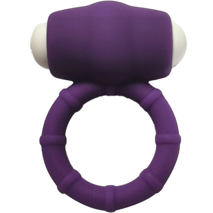 Anel Vibrador ARMONY Power Silicone Roxo, detalhes do material premium e design ergonômico.