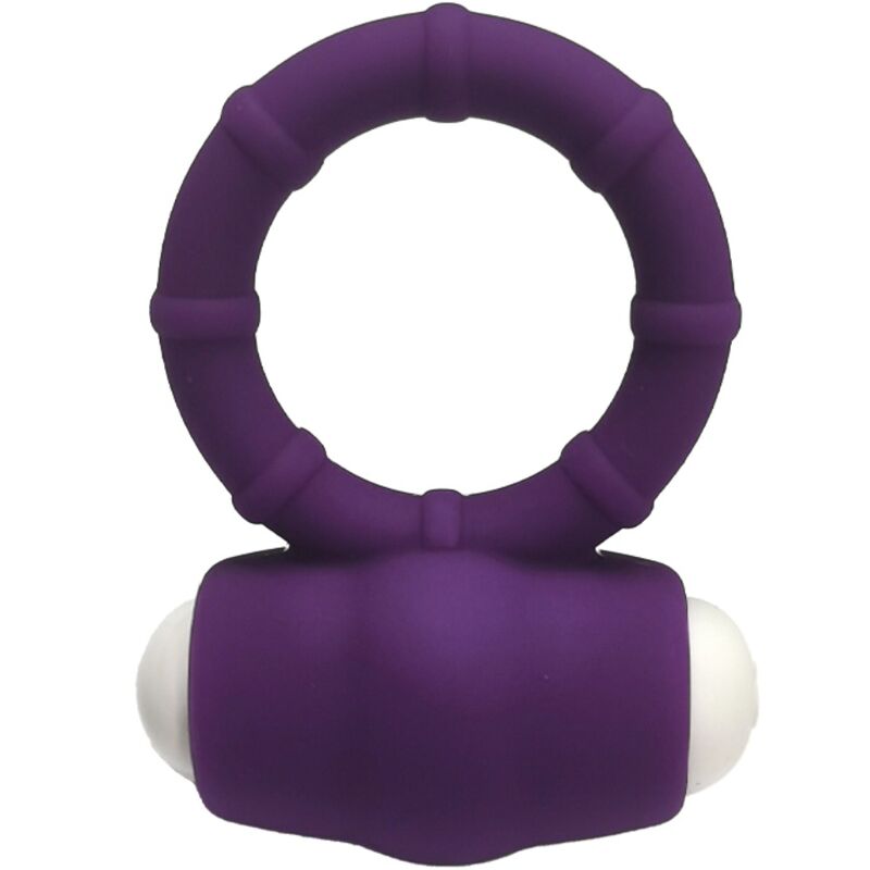 Anel Vibrador ARMONY Power Silicone Roxo, detalhes do material premium e design ergonômico.
